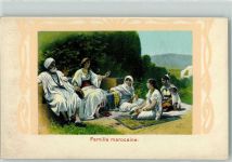 Familie marocaine AK Volkstypen / Brauchtum Marokko