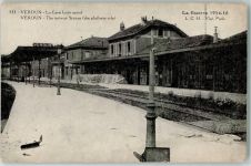 Verdun WK I La Gare AK Bahnhof Frankreich