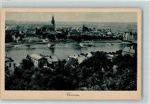 Crossen a.d. Oder Krosno Odrzanskie 1927 - Teilansicht, gute Erhaltung AK