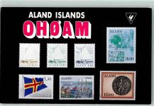 Briefmarkenabbildungen Qsl-Karte