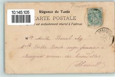Bédouine avec enfant Volkstypen / Brauchtum Tunesien