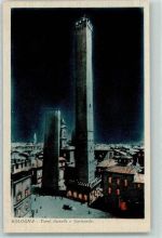 40100 Bologna - Torni Asinelli e Garisenda - Turm AK