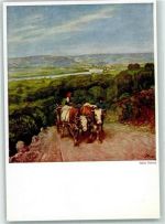 Tiergespann "Am Oberrhein" AK Thoma, H. Lieder AK