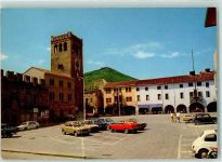35043 Monselice - Piazza Mazzini e Torre dell'Orologio Autos
