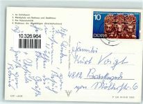 06366 O4370 Köthen , Anh - Schloßpark Marktplatz Rathaus Hubertusteich Klubhaus d. Werktätigen