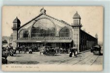 Le Havre La Gare , Straßenbahn AK Bahnhof Frankreich