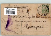 Verlag NPG Serie 195 AK Buchstabenkarte 1904 Gebrauchsspuren