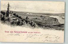 W6220 Rüdesheim am Rhein Stempel Nationaldenkmal 1908 Niederwald Felle, Eugen 1908