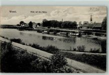 46483 W4230 Wesel a Rhein - Blick auf den Hafen