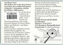 79400 W7842 Kandern KEINE AK Gasthaus Zur Schnecke Innenansicht