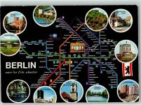 10115 W1000 Berlin, unsortiert - Berliner U-Bahnlinien-Netz