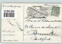 Neujahr Schornsteinfeger AK Hufeisen 1908 Folienkarte / Lackkarte