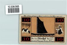 28865 W2804 Lilienthal b Bremen Notgeldschein 50 Pfennig der Sparkasse Lilienthal Kloster