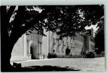 82347 W8139 Bernried , Starnberger See - Kirchenportal Kloster Ort handschriftlich