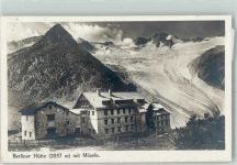 Berliner Hütte Foto AK Mösele Hüttenstempel
