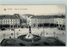 Leuven Louvain / Löwen - Denkmal Straßenbahn Hotel