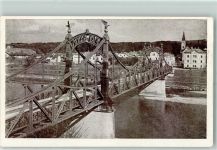 5110 Oberndorf bei Salzburg Foto AK Salzachbrücke