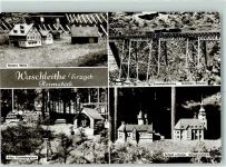 08344 O9431 Waschleithe - Niedere Mühle Altes Fichtelberghaus Eisenbahnbrücke Grünhain-Elterlein