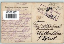 59280 Armentieres 1917 - WK I Französchisches Geschütz mit Bedienung