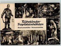 38875 O3703 Elbingerode (Harz) - Rübenländer Tropfsteinhöhlen Innenansicht Bergmann
