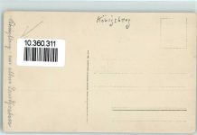 Königsberg Kaliningrad - Ort handschriftlich