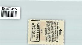 27318 W2812 Hoya , Weser - Vignette Wappen Kaffee Hag 1920-1940