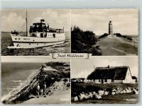 18528 O2331 Neuendorf b Bergen, Rügen - Insel Hiddensee Leuchturm Steilküste Ausflugsschiff Nautilus