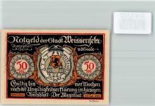 06667 O4850 Weißenfels , Saale - Notgeld Augustusburg