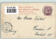 Landwirtschaft AK Liebermann, M. 1901 Gebrauchsspuren