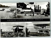 18586 O2357 Thiessow - Thiessow Strand sellin Freilichtbühne Göhren Musikpavillon Binz Konzertpavillon vor dem Kurhaus Baabe HO-Gaststätte Inselparadies am Strand