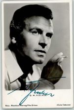 O.W. Fischer Originalautogramm Filmschauspieler