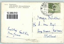 Adelboden BE Sesselbahn Schwandfeldspitz Bonderspitz Kl. Lohner Grosslohner Sessellift 1953 Gebrauchsspuren