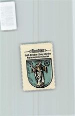 Rauden Rudna - Vignette Wappen Kaffee Hag 1920-1940