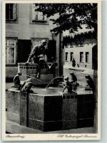 W3300 Braunschweig Till Eulenspiegel Brunnen AK Brunnen 1932
