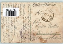 88250 W7987 Weingarten , Württ 1917 - Kloster Stempel Ers.Komp.