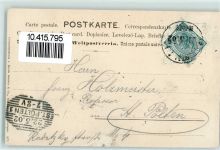 Pfingsten Farbenlichtdruck Martin Rommel 517 AK Maikäfer 1902