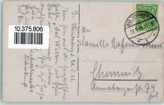 01814 O8320 Bad Schandau - Hotel a. d. Großen Winterberg Blick von den Schrammsteinen Großer Winterberg