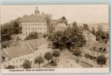 09623 O9202 Frauenstein , Sachs - Schloss Ruine Fahne Litfaßsäule
