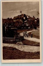 82346 W8138 Andechs - Kloster Andechs Rinderfuhrwerk Klosterstempel