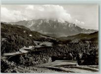 83229 W8213 Sachrang , Chiemgau - Blick auf den zahmen Kaiser