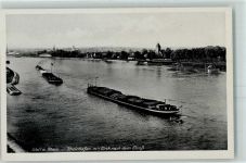 79576 W7858 Weil am Rhein - Rheinhafen Blick auf´s Elsass Frachtschiffe Schiffe