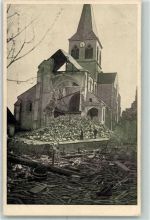 02190 Prouvais - zerstörte Kirche WK I