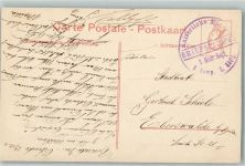 Ostende Oostende Kaiserl. Marine 2. Matr. Regt. 9. Komp. 3. Abtlg. Chalet Royal et la digue Marineschiffspoststempel Gebrauchsspuren