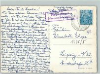 98746 O6421 Meuselbach - Landpoststempel Schwarzmühle Thüringen