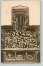 47546 W4192 Kalkar , Niederrhein - Hochaltar Ort handschriftlich