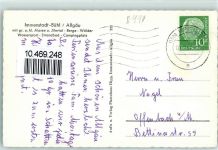 87509 W8970 Immenstadt i. Allgäu - mit großem und kleinen Alpsee