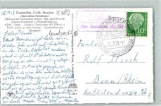 97737 W8780 Schönau b Gemünden a Main - Landpoststempel über Gemünden Main