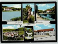 66996 W6781 Fischbach bei Dahn - Fatima Statue Weßes Reh Volksschule St. Ulrich Müttergenesungsheim