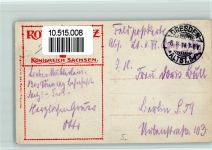 König v. Sachsen im Kreise seiner Familie - AK Adel Sachsen 1914 Foto AK