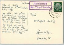 09623 O9201 Kleinbobritzsch - Landpoststempel über Dippoldiswalde